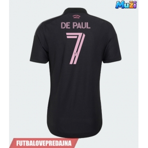 Lacne Muži Futbalové dres Inter Miami Rodrigo De Paul #7 2026-27 Krátky Rukáv - Preč